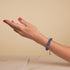 Aquamarine Flame | Lapis Flame x Aquamarine | Double Firefly Glass Bracelet